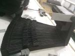 fiber cloth folded bellow covers for full -protection double table fiber laser
