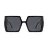 Buy cheap Huge Square Acetate Sunglasses Womens OEM Lightweight Scratch Resistant from wholesalers