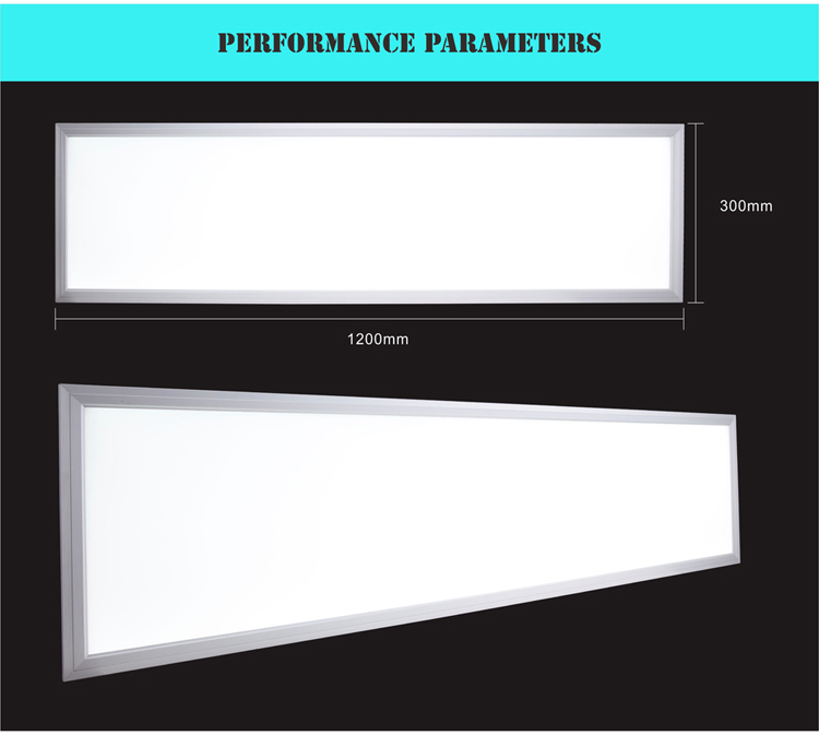 2015 new led panel light 1200 x 300mm led panel light 40w AC110-240V