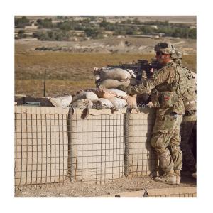 Quality Anti Corrosion Hot Dipped Galvanized Defense Barrier with Beige Geotextile wholesale