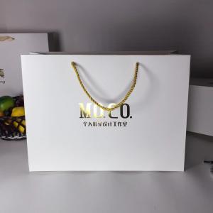 Quality Ribbon Handle Apparel Paper Bag wholesale