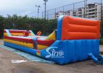 Outdoor Double Lane Inflatable Bungee Run With Basketball Throwing From Sino