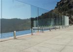 Customzied 316s/s Frameless Glass Balustrade 304s.s Glass Railing For Swimming