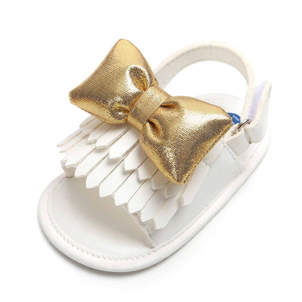 Fashion PU Leather shoes Tassel bowknot infant Prince princess baby leather sandals
