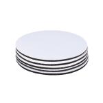 Non Slip Heat Resistant Sublimation Rubber Coasters Customized 10*10cm*3mm/5mm