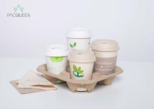 Quality Plant Based Material Compostable Hot Cups , Recyclable Takeaway Coffee Cups wholesale