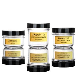 Quality 6oz Cream Packaging Jar , Recycled plastic containers for beauty products wholesale