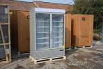 Commercial Reach In Freezer Double Glass Door With Secop Compressor for Ice