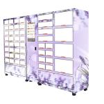 Customized Locker Size Cake Meat Flower Seafood Refrigerated Cabinet Vending