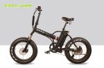 500W 20 Inch Fat Tire Folding Electric Bike 32km/H