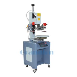Quality automatic carousel conveyor hot stamping machine for lids and caps wholesale