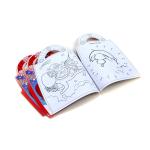 18 Sheets Pages Coloring And Sticker Printing For Kids , Gloss For Cover