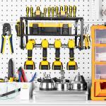 Efficiently Store Your Metal Wall-Mounted Drill Holder with Our Heavy Duty Tool