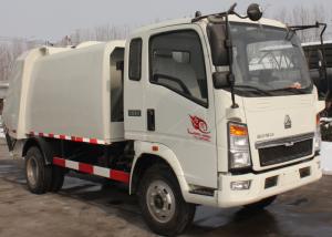 Quality Waste Disposal Vehicles Garbage Collection Truck , Compressed Refuse Compactor Truck wholesale