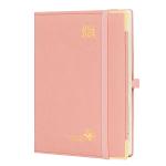 M Size 6.5*8.5 Inch Executive Weekly Planner Pink Monthly Agenda