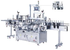 Quality Three Linear Self Adhesive Labeling Machine front / back / neck Beverage / Food / Daily Chemical wholesale