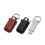 Leather USB Flash Drives with Logo Debossed Printing 4GB 8GB