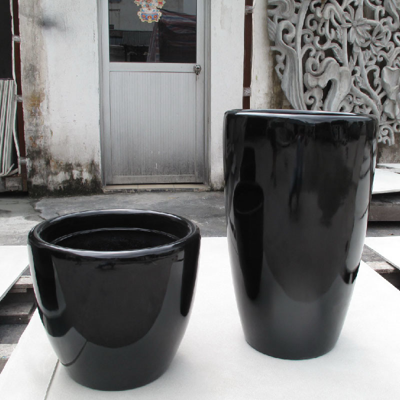 Customizable Fiberglass Flower Planters For Outdoor Gardening Decor