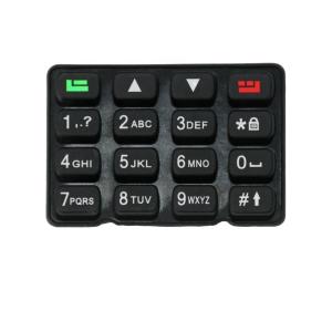 Quality Silk Screen Printing Rubber Button Cellphone Keypad wholesale