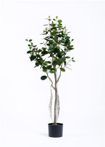 Quality Ideal Artificial Topiary Trees Fabricated Tropical Landscapes For Hotel Decor wholesale