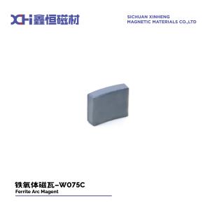 Quality Hard Permanent Magnet Ferrite Sintered At 18 Hour High Temperature For Fan Motors W075C wholesale