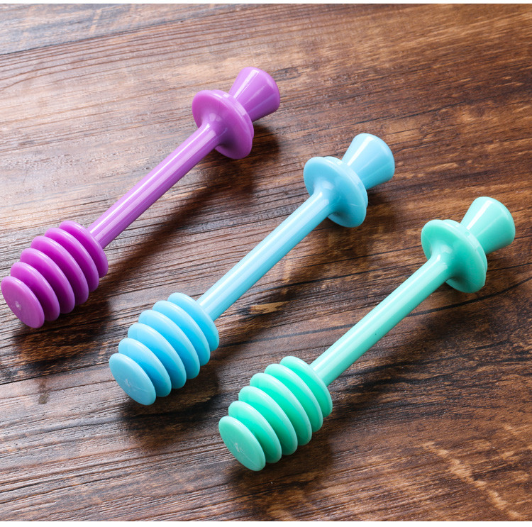 Plastic Honey Splash Bar Honey Bar Multi-Color Plastic Honey Dipper for Eat
