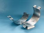 Stainless Steel Diameter 15mm Pipe Clamps With Welded Ear Plates