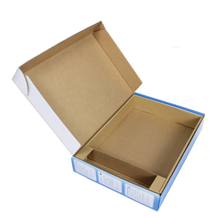 Display CMYK Custom Paper Packaging Box , Corrugated Biodegradable Packaging Box