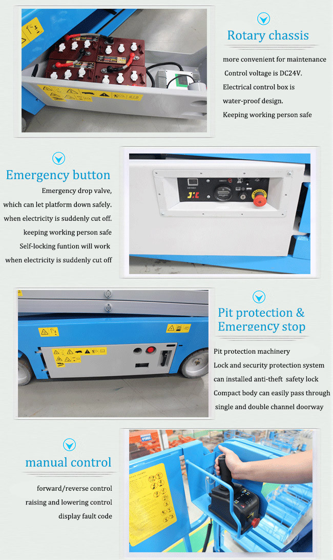 320kg Automatic Workshop Mobile Scissor Lift table