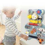 Educational Wooden Montessori Busy Board For Toddlers