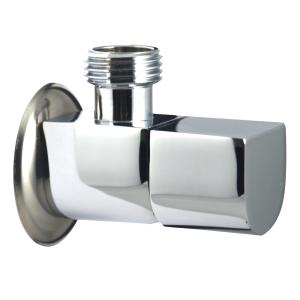 Quality Chrome Plated Brass Angle Valve Single Hole Ceramic Cartridge wholesale
