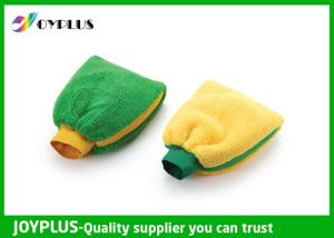 Quality JOYPLUS Car Cleaning Products Microfiber Car Wash Mitt Coral Material wholesale