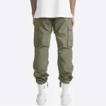Sports Polyester Super Dry Trousers Solid Pockets Zip Man Casual Cargo Pants for