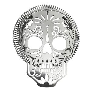 Quality Stainless Steel Cocktail Mixer Strainer Silver Sustainable Food Grade Test wholesale