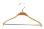 Betterall Wholesale Notch Shoulder And Rubber Pant Bar Plywood Hanger