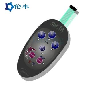 Quality RAL Color LED Membrane Keypad 3M467 Adhesive PET Lexan Label Membrane Switch Overlay wholesale