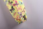 Size 4 6 8 10 12 Girls Print Jacket With Leftover Design