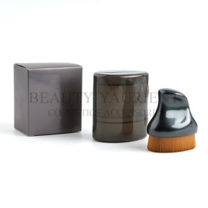 Quality 2tones Brown PBT Hair Single Foundation Brush Large Kabuki Body Brush wholesale
