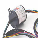 Aluminium Alloy Housing 300 Rpm Waterproof Slip Ring Solid Bore