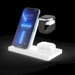 15W Fodable Wireless Charging Station in White/Black/Green/Purple/Pink