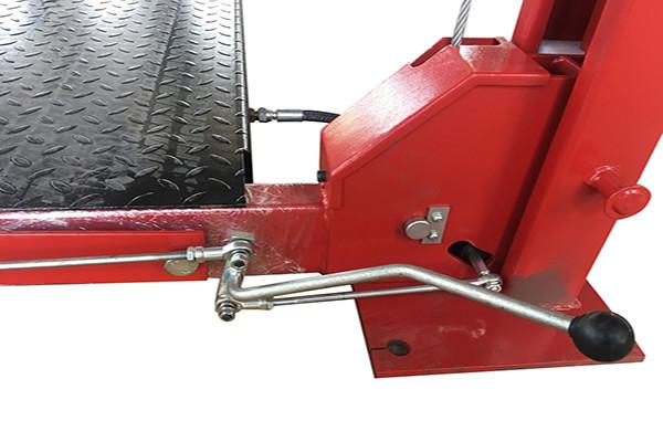 Alarm Ring Four Post Vehicle Lift High Performance Total Length 5230mm