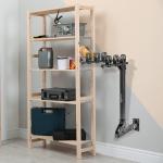 Wall Mounted Bike and Cargo Rack Hanging Garage Organizer Heavy Duty Hitch Stand
