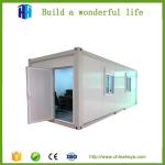 Custom-made chinese prefab steel framed container house for refugees
