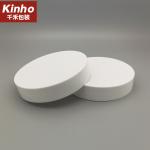 47mm Cosmetic Bottle Cap 68mm 89mm Screw Lids Smooth For Cosmetic Jar White