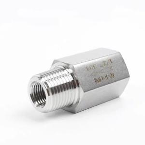 Quality 304 Stainless Steel Female/Male Thread Hexagon Check Valve for Water Industrial Usage wholesale