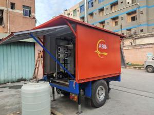 Quality Tow Truck Trailer Car Mobile Water Tretment Mobile Demineralizer Tralier Reverse Osmosis Trailer for Sale wholesale