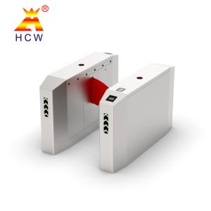 Quality CE 40 Persons / Min Flap Barrier Turnstile Gate With IC / ID Card Reader wholesale