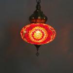 Turkish Lamp Colorful Glass Pendent Light E14 Warm White Bedroom Bar Corridor