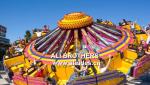 Wipeout Carnival Ride Automatic Up Down Turn Around!! Theme Park Hully Gully