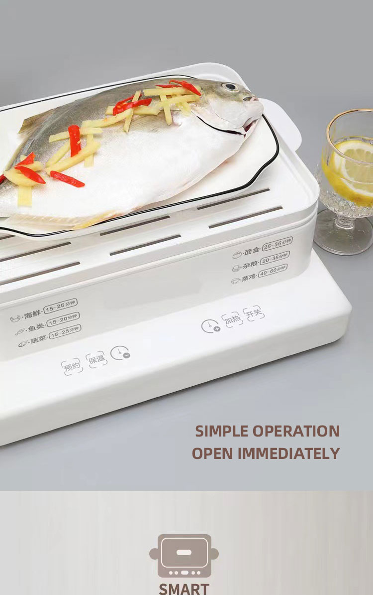 Multifunctional Large Capacity 3 Layer Cooking Steamer Pot Electric Food steamer Pot With Visualization lid